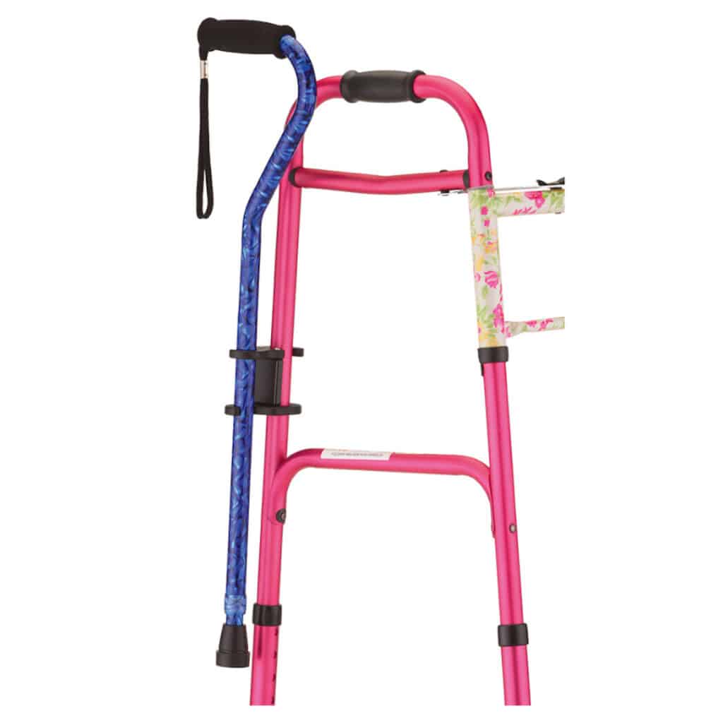 Cane Holder for Walkers & Rollators - Copper Star Home Medical