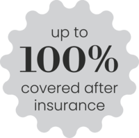 Up to 100% covered after insurance